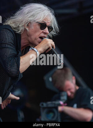 Boomtown Rats, auch bei Rewind Schottland, Scone Palace, Perth, Perthshire am Freitag, den 22. Juli 2018: Foto Martin Knochen (Schottland) Stockfoto