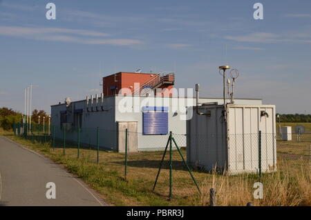 Görlitz Sachsen Deutschland 2018: Deutschen Wetterdienst wetterwarte Stockfoto