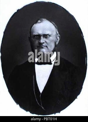 Adam Fabricius 1822-1902. Stockfoto