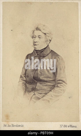 Adam Mickiewicz von Jan Mieczkowski. Stockfoto