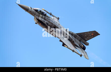 F-16C Fighting Falcon, die polnische Luftwaffe, Tiger, Stockfoto