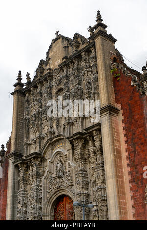 Metropolitan Hütte in der Nähe der Kathedrale von Mexiko Stadt, ist der Sitz der römisch-katholischen Erzdiözese Mexiko Stockfoto