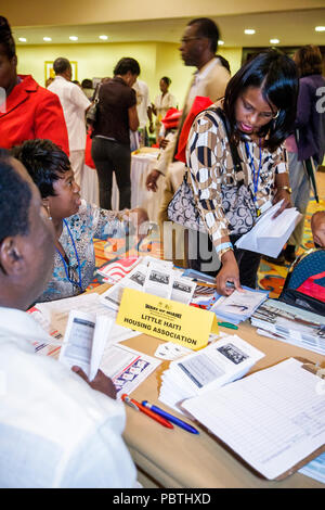 Miami Florida, Miami Downtown Hilton, Hotel, Housing & Economic Development Expo, Community Reveloppement Agency, erschwinglicher Wohnraum, Assistenz, Minderheit, Bl Stockfoto