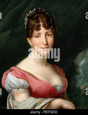 Portrait von Hortense de Beauharnais, Königin von Holland, Ehefrau von König Louis Napoleon. Anne-Louis Girodet de Roussy-Trioson, ca. 1805 Stockfoto