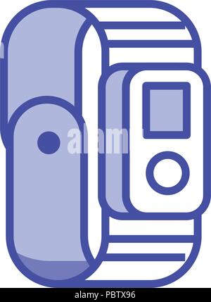 Fitness Tracker Symbol Stock Vektor