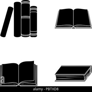 Verbindliche, schwarz, Buch, Bücher, geschlossen, Sammlung, verschiedenen, Icon, Illustration, incographia, isoliert, Bibliothek, Lügen, Literatur, Logo, Roman, Öffnen, Drucken, Lesen, Schule, Satz, Zeichen, Stapel, Studie, Symbol, Lehrbuch, Arten, Typografie, Vektor-, Web-, Vektor, Vektoren, Stock Vektor