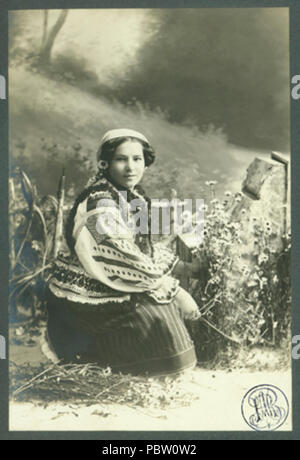 Adler - Costum beliebte românesc din Tulgheş 3. Stockfoto