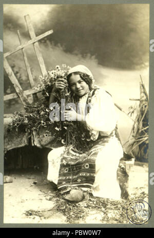 Adler - Costum beliebte românesc din Tulgheş. Stockfoto