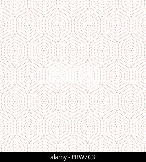 Moderne Vektor nahtlose gepunktete Muster Stock Vektor