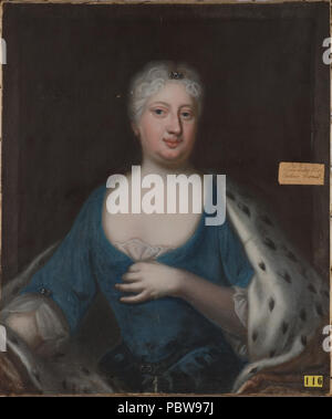 82 Sofia Charlotta Karolina, 1678-1749, Prinsessa av Hessen-Kassel hertiginna av Meckle (David Kock) - Nationalmuseum - 14785 Stockfoto