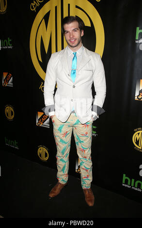 Los Angeles, Ca, USA. 29. Juli, 2018. Adam Hagenbuch, Roaring 16. Geburtstag volleres Haus Stern Michael Campion Feier! Bei Zikade Club in Los Angeles, Kalifornien am 29. Juli 2018. Credit: Faye Sadou/Medien Punch/Alamy leben Nachrichten Stockfoto