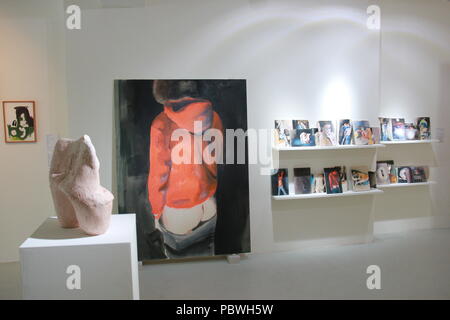 Berlin, Deutschland. 27. Juli, 2018. Schwules Museum, Zuordnung der Geschichte der (LGBT) Gemeinschaft der Schwulen, Lesben, Bisexuellen, Transexuals und in Berlin, Deutschland, 27. Juli 2018. Quelle: Martin Weiser/CTK Photo/Alamy leben Nachrichten Stockfoto