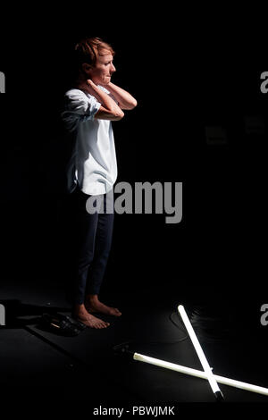 Edinburgh, Großbritannien. 30. Juli 2018. Edinburgh Theater Fahren" auf dem Ausatmen" Credit: Andrew Eaton/Alamy Leben Nachrichten. Stockfoto