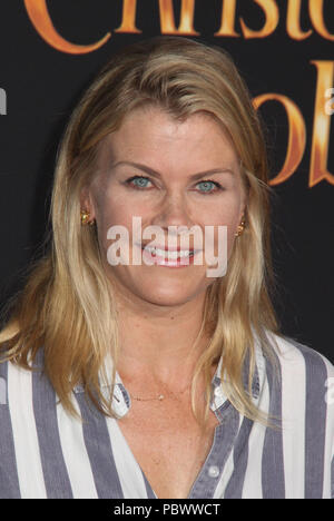 Burbank, Kalifornien, USA. 30. Juli 2018. Alison Sweeney 30.07.2018 Die Weltpremiere von "Christopher Robin' an die Walt Disney Studios in Burbank, CA Foto: Cronos/Hollywood News Credit: Cronos/Alamy Leben Nachrichten gehalten Stockfoto