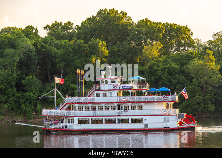 Harriott II Flussschiff, Gun Insel Rutsche, Montgomery, Alabama Stockfoto