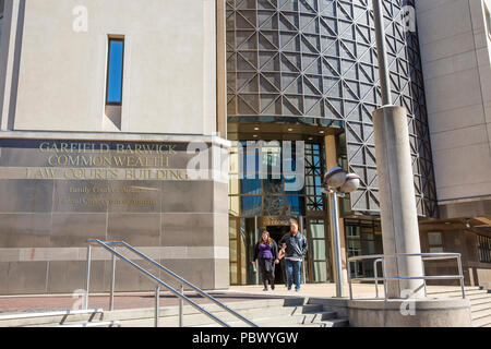 Commonwealth Familiengerichte und Federal Circuit Courts in Parramatta, Sydney, Australien Stockfoto