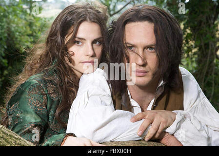 WUTHERING HEIGHTS 2009 ITV-TV-Serie mit Tom Hardy und Charlotte Riley Stockfoto