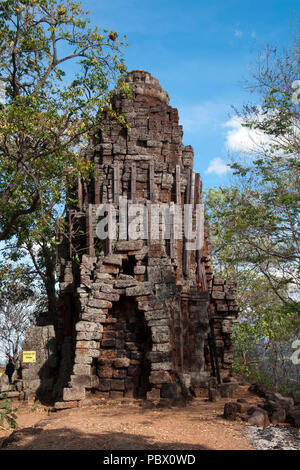 In Battambang, Kambodscha Phnom Banan eines Berges wat Stockfoto