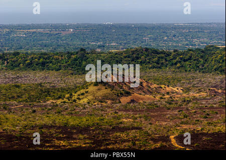 Vulkangebiet von Nicaragua Stockfoto