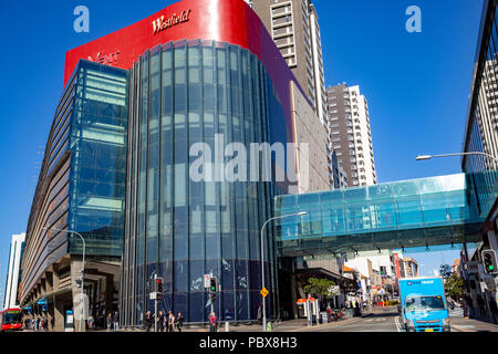 Westfield Shopping Center in Parramatta City Center, Western Sydney, Australien Stockfoto