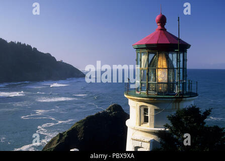 Heceta Head Lighthouse, Heceta Head Lighthouse State Park, siuslaw National Forest, Oregon Stockfoto