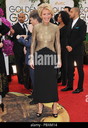 Emma Thompson 168 bei den Golden Globes Awards 2014 im The Beverly Hilton in Los Angeles. Emma Thompson 168 Veranstaltung in Hollywood Leben - Kalifornien, Red Carpet Event, USA, Filmindustrie, Prominente, Fotografie, Bestof, Kunst, Kultur und Unterhaltung, Topix prominente Mode, Besten, Hollywood Leben, Event in Hollywood Leben - Kalifornien, Roter Teppich und backstage, Film Stars, TV Stars, Musik, Promis, Topix, Bestof, Kunst, Kultur und Unterhaltung, vertikal, eine Person, Fotografie, Mode, volle Länge, 2014 Anfrage tsuni@Gamma-USA.com, Kredit Tsuni/USA, Stockfoto