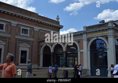 Das Vatikanische Museum, eine der meistbesuchten Sehenswürdigkeiten in der Vatikanstadt, Rom, Italien, Europa Stockfoto