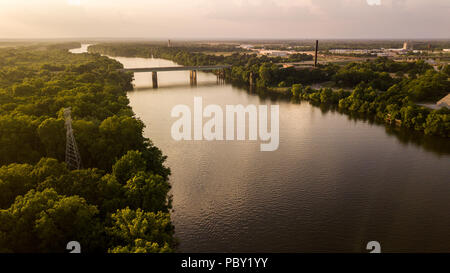 Gun Insel Rutsche, Montgomery, Alabama Stockfoto