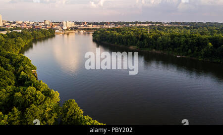 Gun Insel Rutsche, Montgomery, Alabama Stockfoto