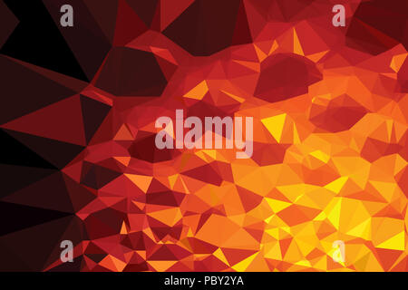 Hochauflösende Abbildung auf bunten Dreiecken basiert Stockfoto