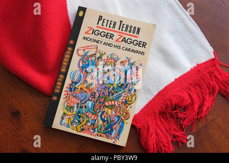 Zigger zagger Buch geschrieben von Peter terson Stockfoto