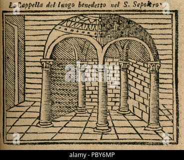 353 La Cappella Del Luogo Benedetto nel S Sepolcro - Bianco Noe - 1600 Stockfoto