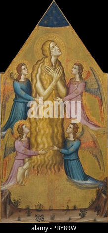 167 Don Silvestro dei Gherarducci - die Annahme der Heiligen Maria Magdalena (National Gallery von Irland, MHI.841) Stockfoto