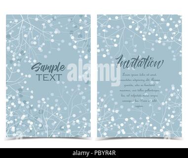 Vector Illustration romantische floral background. Blumenschmuck Hochzeitssuite Stock Vektor