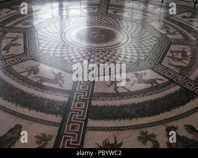 20 Bodenmosaik im römischen Stil, 01. Stockfoto