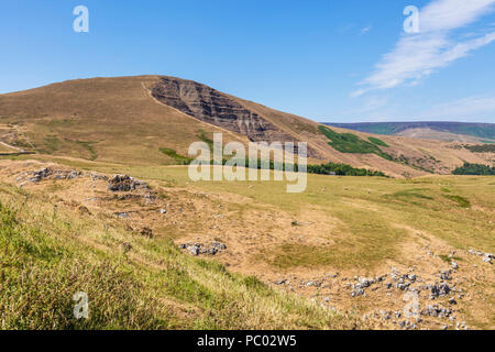 Mam Tor einen Hügel in der Nähe von castleton Derbyshire Peak District National Park england Derbyshire uk gb Europa Stockfoto