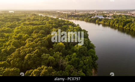 Gun Insel Rutsche, Montgomery, Alabama Stockfoto