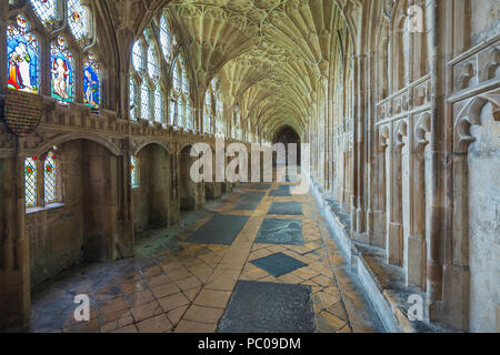 Die Kathedrale von Gloucester, Glucestershire, England, Vereinigtes Königreich, Europa Stockfoto