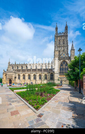 Die Kathedrale von Gloucester, Glucestershire, England, Vereinigtes Königreich, Europa Stockfoto