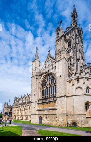 Die Kathedrale von Gloucester, Glucestershire, England, Vereinigtes Königreich, Europa Stockfoto