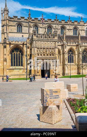 Die Kathedrale von Gloucester, Glucestershire, England, Vereinigtes Königreich, Europa Stockfoto