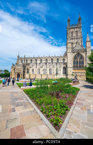 Die Kathedrale von Gloucester, Glucestershire, England, Vereinigtes Königreich, Europa Stockfoto