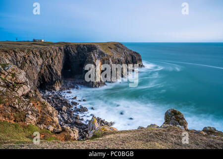 St. Govan Kopf, Pembrokeshire Coast National Park, Bosherston, Wales, UK Stockfoto