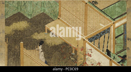 300 Ise monogatari Emaki" - Kubo 1. Stockfoto