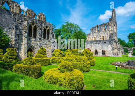 Wenlock Priory, Much Wenlock, Shropshire, England, Vereinigtes Königreich, Europa. Stockfoto