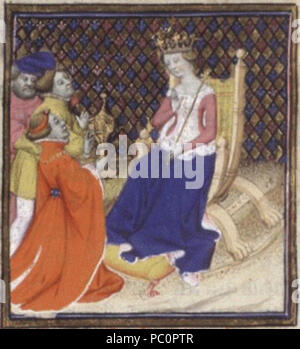 314 Jeanne de Neapel Stockfoto