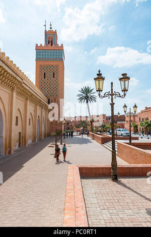 Kasbah Moschee, auch Mansouria Moschee Moschee oder von Moulay Al-Yazid, Medina von Marrakesch, Marrakesch, Marokko, Afrika Stockfoto