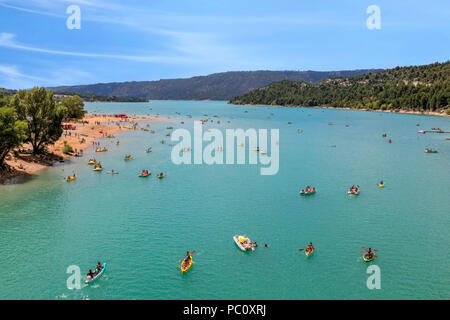 Verdon Schlucht, Alpes-de-Haute-Provence, Frankreich, Europa Stockfoto