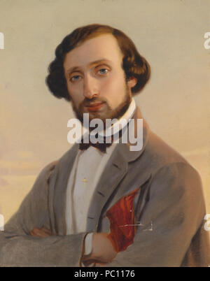 367 Leopold Pollak Bildnis Ludwig August Frankl von hochwart Stockfoto