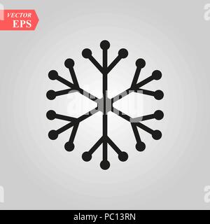 Digitale schwarz isoliert Kreis logo Vorlage. Abstrakte Schneeflocke, Blume oder sun Vektor Illustration stilisiert. Polka Dots runde Zeichen eps 10. Stock Vektor